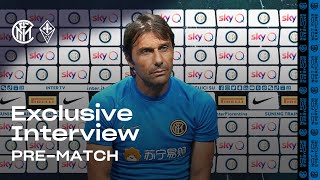 INTER vs FIORENTINA  Antonio Conte Inter TV Exclusive PreMatch Interview 🎙⚫🔵 SUB ENG [upl. by Sutsugua691]