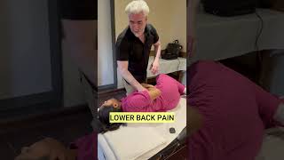 Chiropractic treatment for lower back pain relief by Dr Sudarshan [upl. by Eilujna]