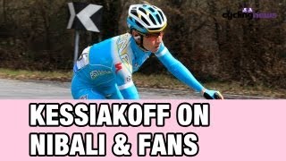 Giro 2013 Fredrik Kessiakoff of Astana on Nibali and Fans [upl. by Olshausen]