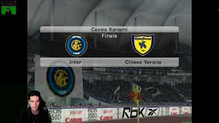 PES 6 Ep30 – Inter vs Chievo Verona in Finale Chi Vince il Torneo Konami Ultima Partita [upl. by Faubert]