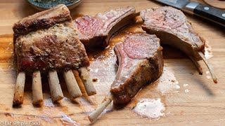 Rack of Lamb Recipe with Rosemary and Dijon Mustard  Eat Simple Food [upl. by Guilbert332]