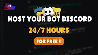 How To Host Bot Discord For Free  كيفية استضافة بوت ديسكورت مجانا [upl. by Sigmund]