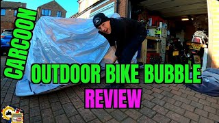 Carcoon motorcycle outdoor bike bubble Review see description [upl. by Mars]