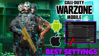 THE BEST WARZONE MOBILE SETTINGS FOR GOOD VISUAL QUALITY AND STABLE PERFORMANCE  ANDROID amp IOS [upl. by Hannad460]