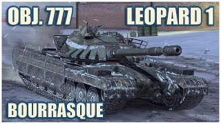 Object 777 Leopard 1 amp Bourrasque • WoT Blitz Gameplay [upl. by Redle890]