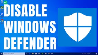 How to Disable Windows Defender on Windows 10  How to Turn Off Windows Defender Permanently [upl. by Irreg29]