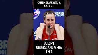 Caitlin Clark Cant Believe Wrong Call Was Made caitlinclark [upl. by Pohsib]