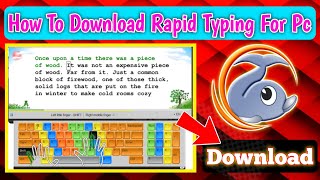 Rapid Typing Free Download  How To Download Rapid Typing In PC  Rapid Typing Tutor  Rapid Typing [upl. by Misa]