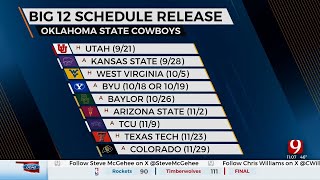 2024 Oklahoma State Football Schedule Announced [upl. by Adis444]