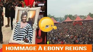 Ebony Reigns des milliers de personnes lui rendent hommage [upl. by Aihtebat]