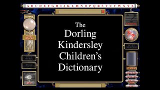 The Dorling Kindersley Childrens Dictionary  All Alphabet Index Animations [upl. by Aynnat]