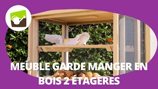 Que mettre dans un meuble garde manger en bois 2 étagères [upl. by Selrahc]