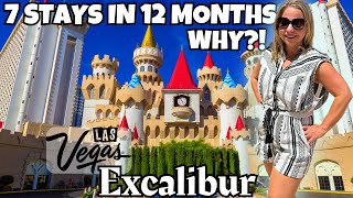 Is Excalibur Our New Favorite Budget Hotel in las Vegas [upl. by Karee]