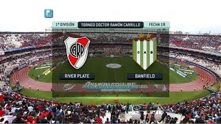 Fútbol en vivo River  Banfield Fecha 18 Torneo Primera División 2014 FPT [upl. by Eahsram511]