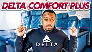 Flying Delta Comfort Plus My Honest Review [upl. by Anastase]