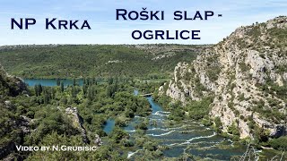 NP KRKA Roski slap Ogrlice video by N Grubisic 4K [upl. by Hsivat]