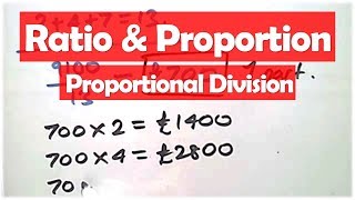 Ratio Proportional Division video [upl. by Calla]