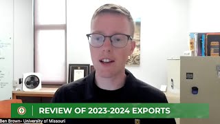 An ag economists review of 20232024 exports [upl. by Anibla995]