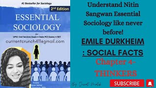 CHAPTER 4 Essential Sociology Nitin Sangwan Emile DurkheimWhat are Social Facts [upl. by Anderer]