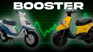 la STORIA del YAMAHA MBK BOOSTER 50 lo scooter 50 diventato leggenda [upl. by Rab]