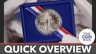 1986 Liberty Silver Dollar Uncirculated Quick Overview [upl. by Kopans]