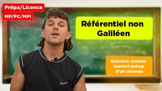 Référentiel non galiléen Exercice énergies potentielles PrépalicenceMPPCMPI [upl. by Dibb73]