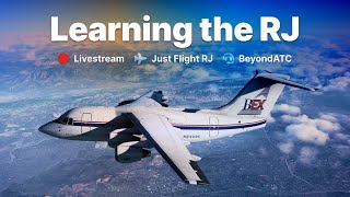 Just Flight Avro RJ  Learning to fly it  Microsoft Flight Simulator [upl. by Yamauchi]