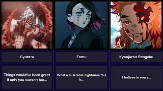 Last Words of Demon Slayer Characters SPOILERS  kimetsu no yaiba [upl. by Berglund]