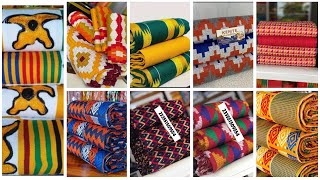 35 Kente clothes available  Beautiful Ghana 🇬🇭 Kente Clothing  Kente Fabric [upl. by Ahsenor812]