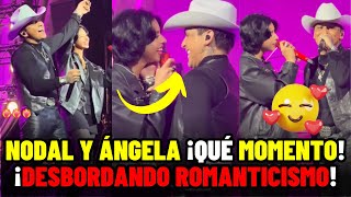 😍💋 ¡EL BESO QUE ENAMORÓ A MILLONES Nodal y Ángela DESLUMBRAN 💋😍 [upl. by Norved632]