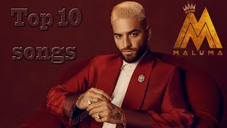 Maluma most viewed songs on YouTube  Oct 2024 [upl. by Penland]