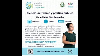 CientificosAlServicio en Línea Ciencia activismo y política pública [upl. by Antonia]