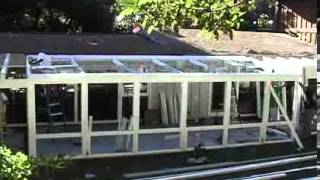 Straight Sunroom Installation Video [upl. by Grearson]