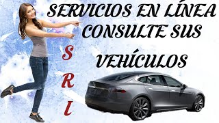 SRI  SERVICIOS EN LÍNEA  CONSULTE SUS VEHÍCULOS EN LÍNEA [upl. by Kjersti]