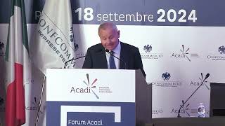 Intervento Lino Stoppani Presidente di FipeConfcommercio [upl. by Yt866]