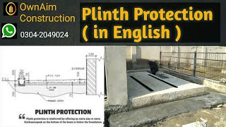 What is Plinth protection amp its Purpose in EnglishOwnaim constructionShahmir Ahmad [upl. by Mylor]