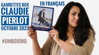 Unboxing Gambettes Box Octobre 2023 Claudie Pierlot [upl. by Euqcaj968]