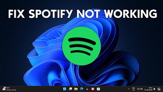 How To Fix Spotify App Not Working or Not Opening on Windows 11 [upl. by Charo]