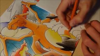 Drawing Pokemon starters of fire CharizardTyphlosionBlazikenInfernape and Emboar [upl. by Giaimo]