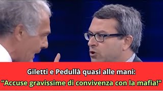 quotGiletti e Pedullà quasi alle mani laccusa shock di Pedullà Lei fa un favore alla mafiaquot [upl. by Aseneg992]