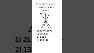 ONLY A GENIUS CAN ANSWER IT 🧐 maths nmms aptitude triangle shorts thinking find [upl. by Eaver963]