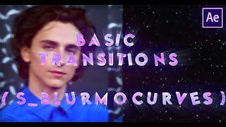 smooth basic transitions with sblurmocurves  after effects tutorial [upl. by Hamaso]