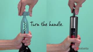 How to use a Brabantia corkscrew  Designed for living  Brabantia [upl. by Torey617]