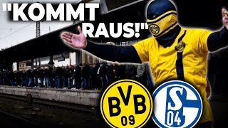 Als ein Dortmunder JugendMob Schalke vom Bahnhof bat [upl. by Ydnik785]