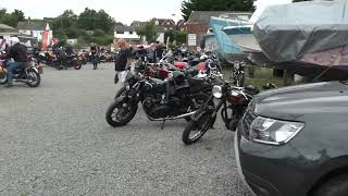 MOTORCYCLE MEET AT THE RAMBLERS REST WATERINGBURY MAIDSTONE KENT [upl. by Akoyin]