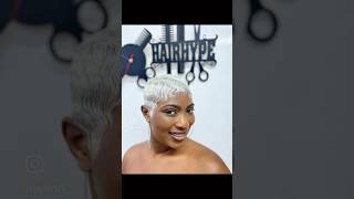 Perfect platinum pixie haircut blonde pixie [upl. by Somisareg773]