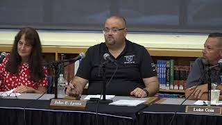 Hammonton BOE Meeting August 8 2024 [upl. by Assirralc]