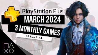 PlayStation Plus Essential March 2024 Monthly Games  PS Plus March 2024 [upl. by Lucille658]