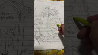 Drawing akira toriyama death graveanime dragonball sad goku death shorts [upl. by Pease]