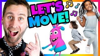 Lets Move  Dance and Movement Song for Kids  Mooseclumps  Kids Learning Songs [upl. by Hoffmann]